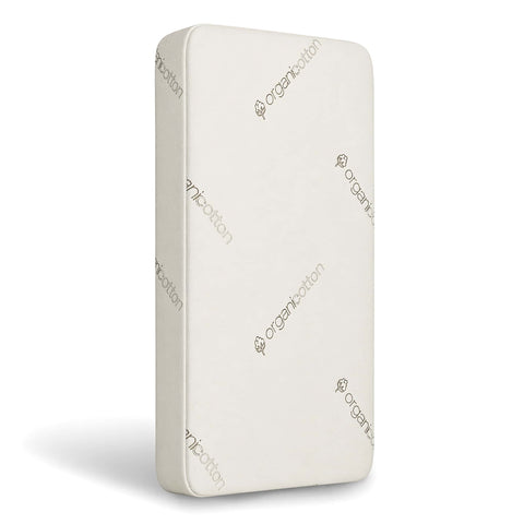 Organic Cotton Baby Crib Mattress, Xtra Large Infant Mattress With Extra-Thick Foam, Soft & Supportive For Sleeping, Playing And Resting